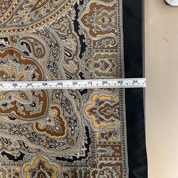 Art Of The Scarf Tie Rack Square Scarf, large, 100% polyester, made in Italy. - Picture 8 of 9